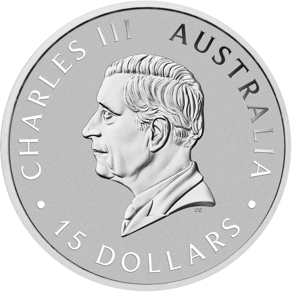 Platina Kookaburra munt 1/10 troy ounce