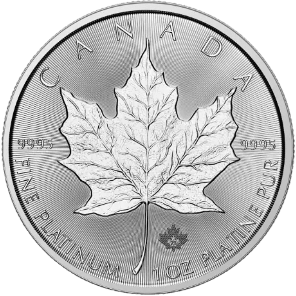 Platina Maple Leaf munt 1 troy ounce