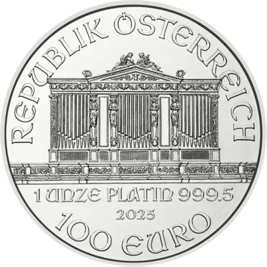 Platina Philharmoniker munt 1 troy ounce