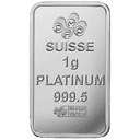 Platinabaar divers 1 gram 1
