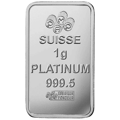 Platinabaar divers 1 gram