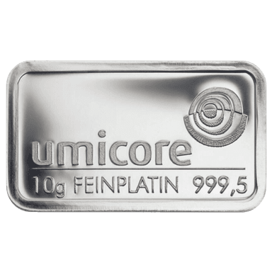 Platinabaar divers 10 gram