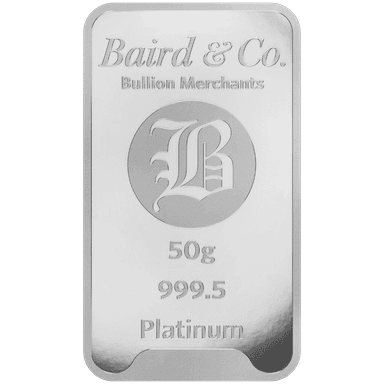 Platinabaar divers 50 gram