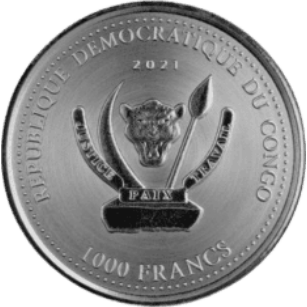 Zilveren Shoebill Stork munt 1 troy ounce