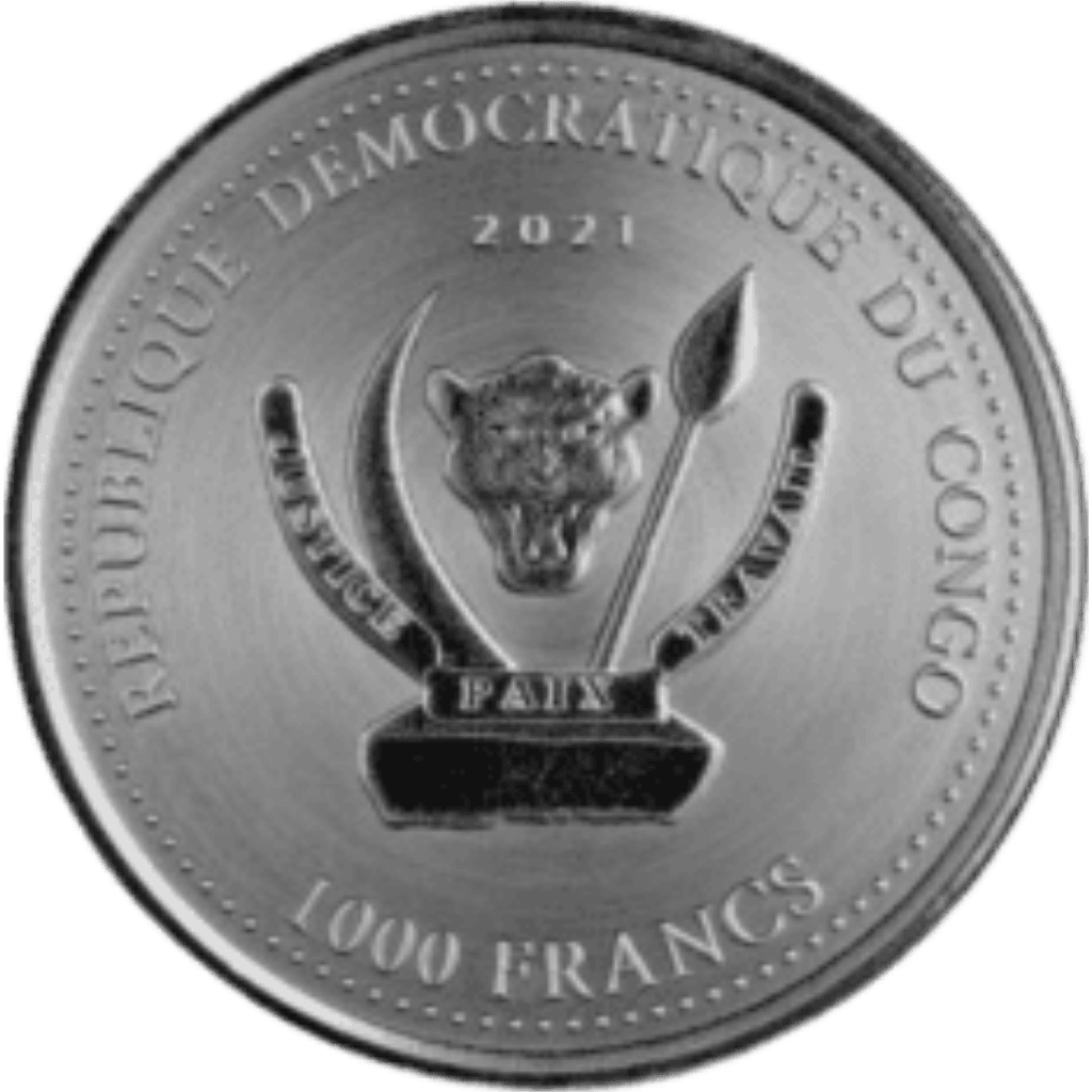 Zilveren Shoebill Stork munt 1 troy ounce