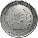 Zilveren St. Lucia Whiptail Lizard munt 1 troy ounce 2