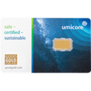 Umicore goudbaar 1 gram geschenkkaart 2