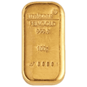 Umicore goudbaar 100 gram casted 1