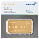 100 gram goudbaar Umicore 1