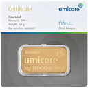 50 gram goudbaar Umicore 1
