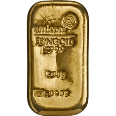 500 gram goudbaar Umicore