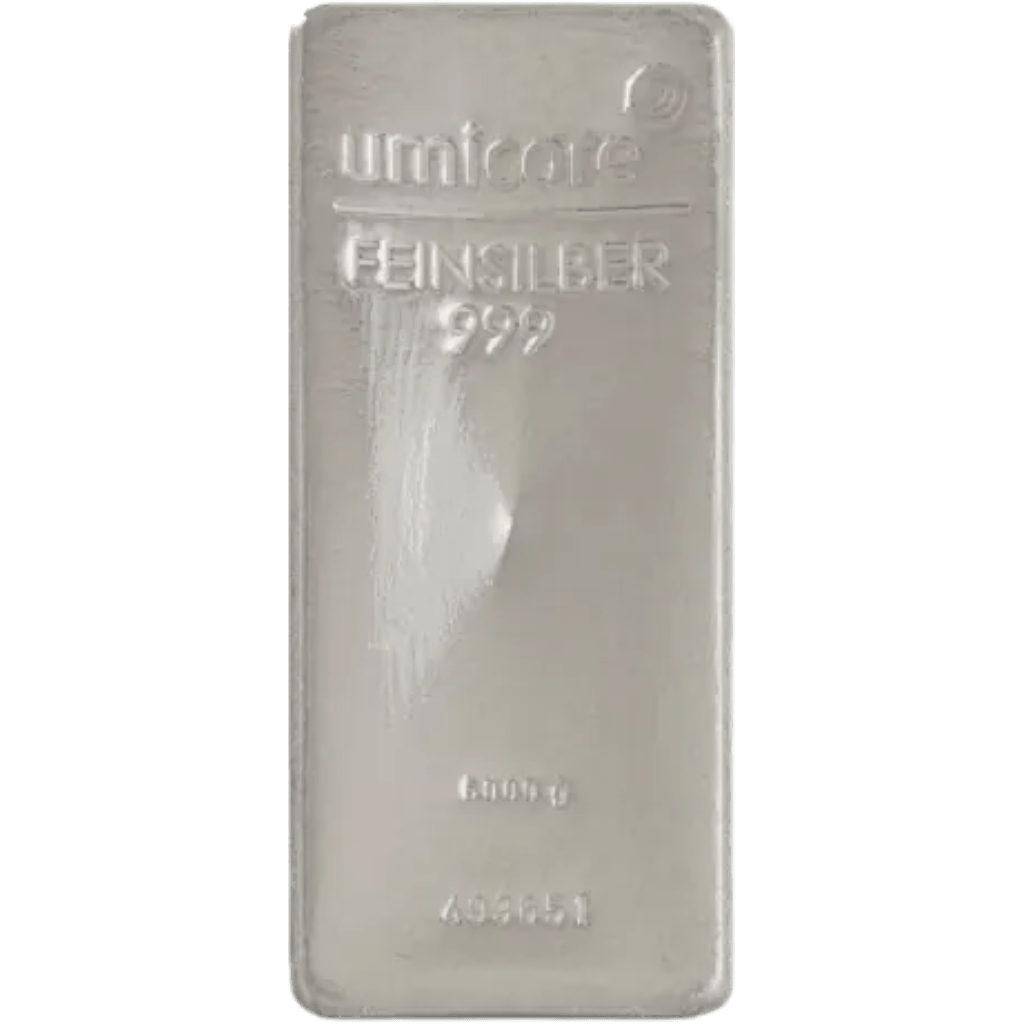 Umicore zilverbaar 5 kilo