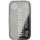 Umicore zilverbaar 50 gram 1