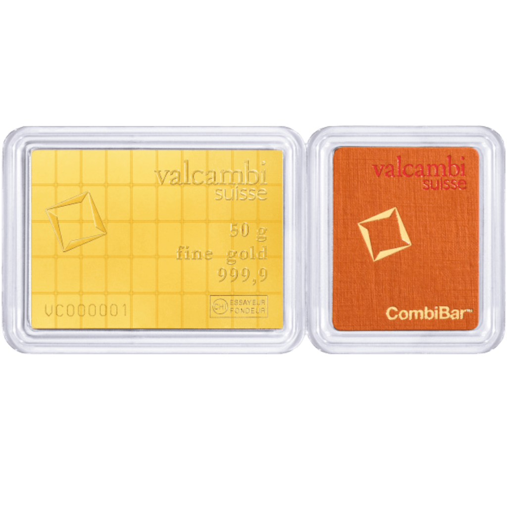 Valcambi CombiBar 50 x 1 gram goud