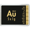 Valcambi CombiBar 5 x 1 gram goud 1