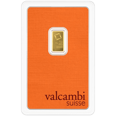 Valcambi goudbaar 0,5 gram