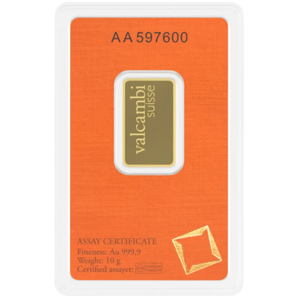 Valcambi goudbaar 10 gram