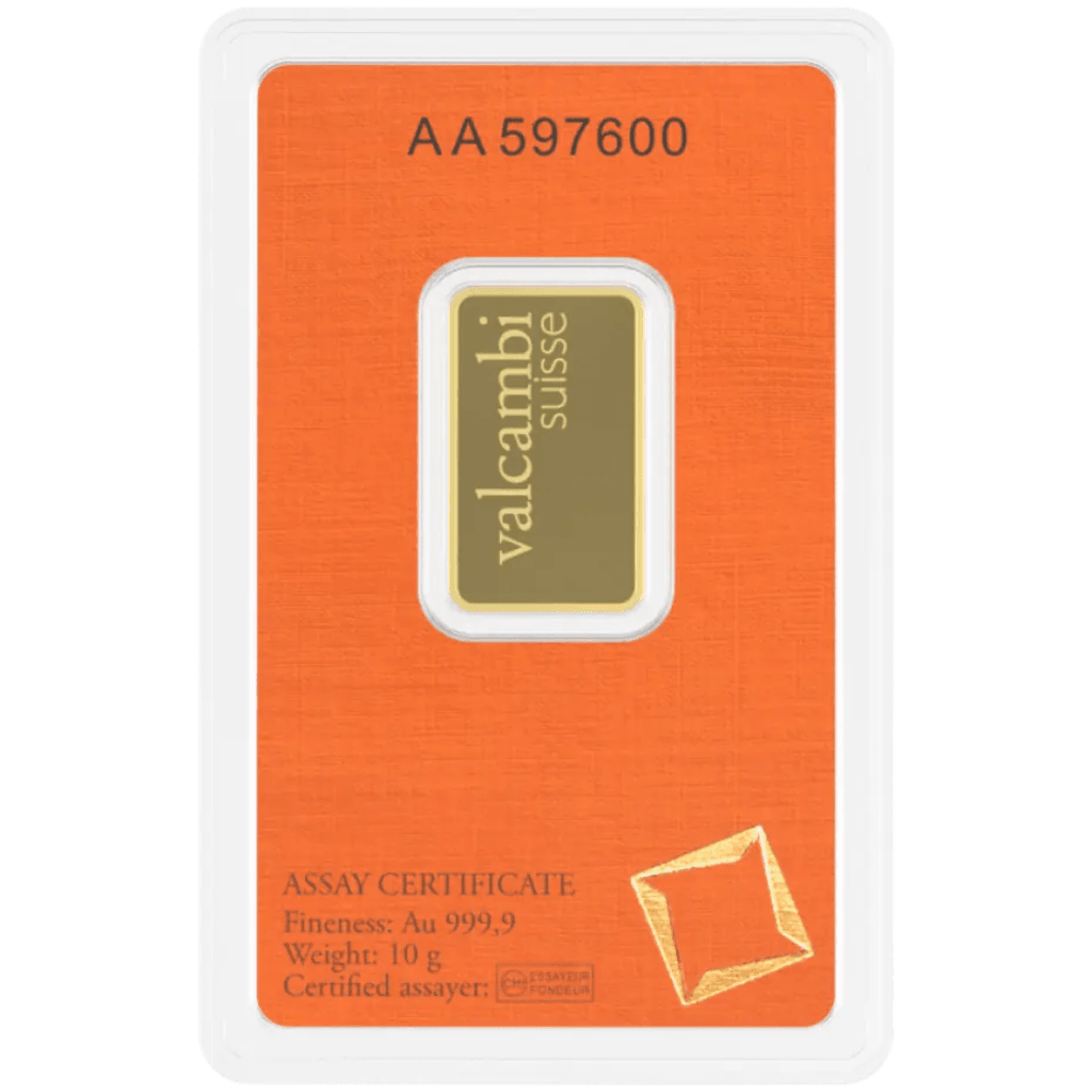 Valcambi goudbaar 10 gram