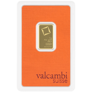 Valcambi goudbaar 5 gram