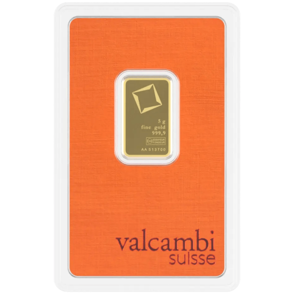 Valcambi goudbaar 5 gram