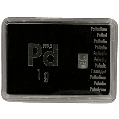 Valcambi palladiumbaar 1 gram