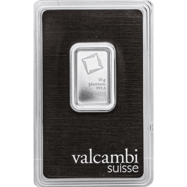 Valcambi platinabaar 10 gram