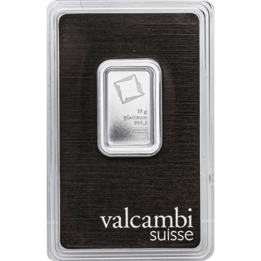 Valcambi platinabaar 10 gram