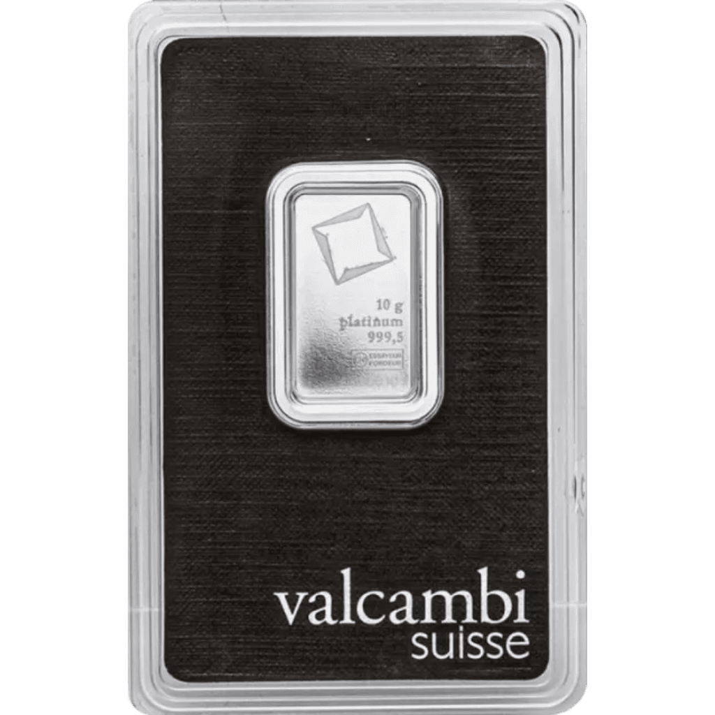 Valcambi platinabaar 10 gram