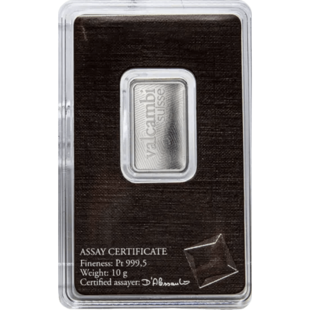 Valcambi platinabaar 10 gram