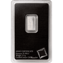 Valcambi platinabaar 2,5 gram 2