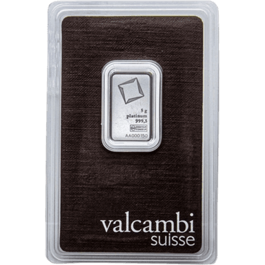 Valcambi platinabaar 5 gram