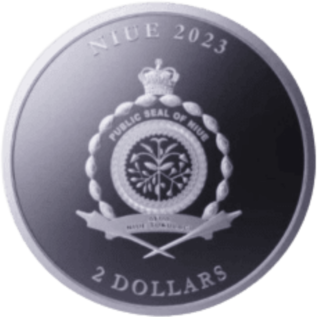 Zilveren Vivat Humanitas munt 1 troy ounce