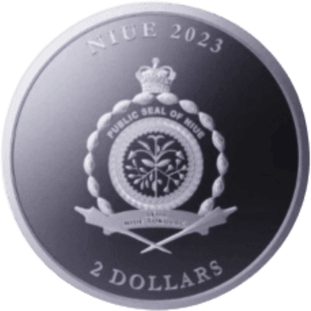 Zilveren Vivat Humanitas munt 1 troy ounce