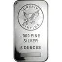 Zilverbaar divers 5 troy ounce 2