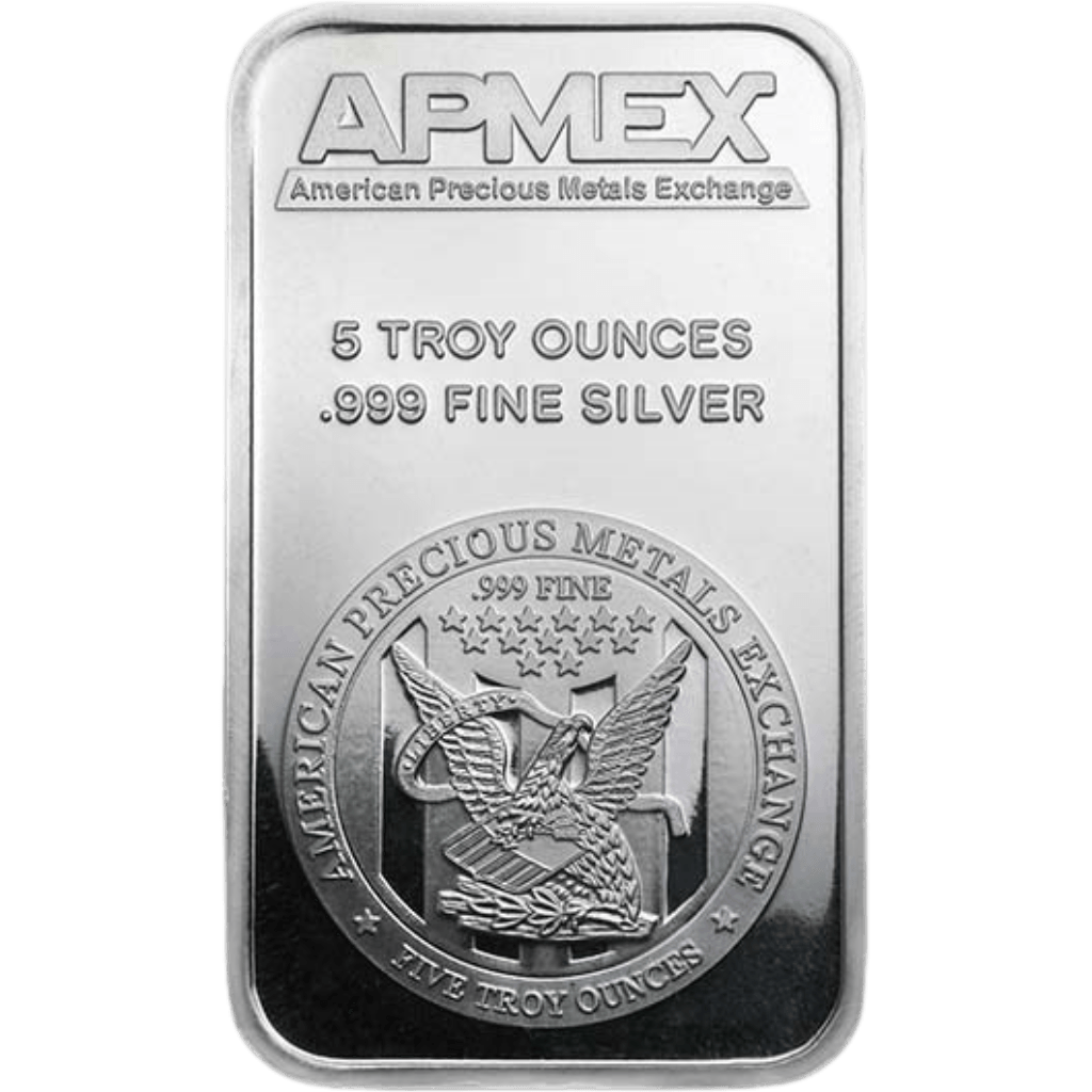 Zilverbaar divers 5 troy ounce