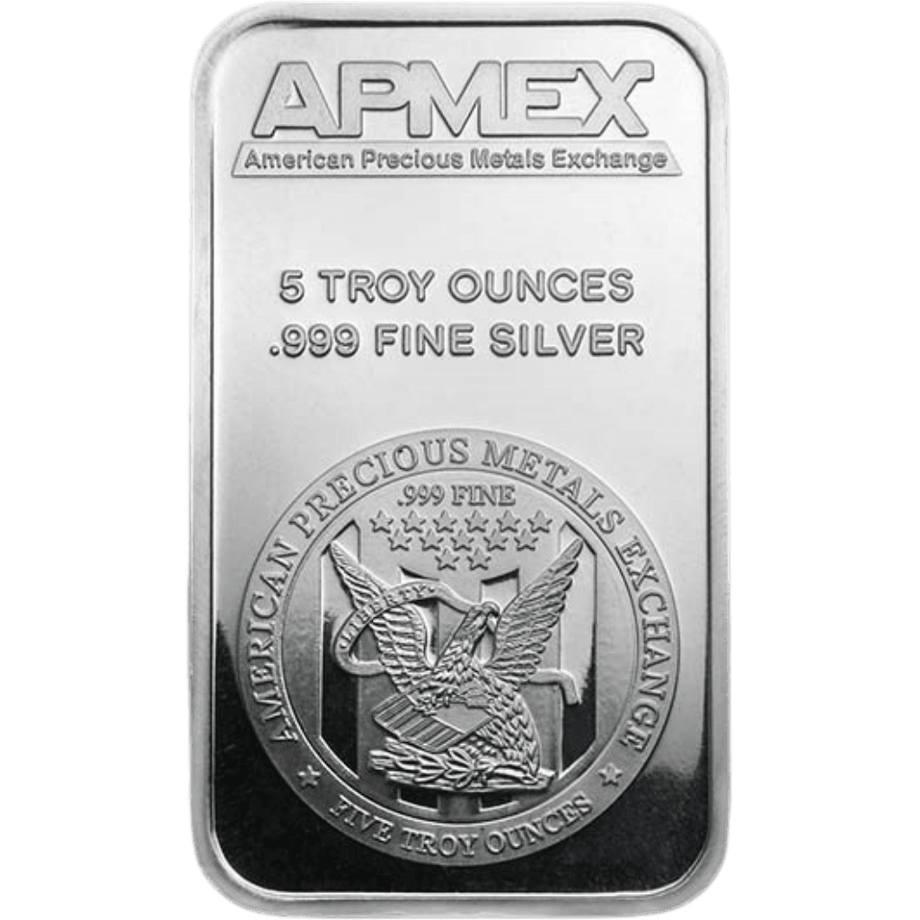 Zilverbaar divers 5 troy ounce