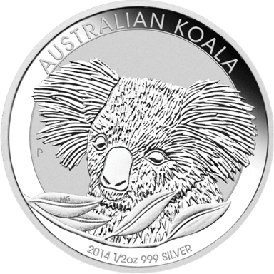 Zilveren muntenmix 1/2 troy ounce