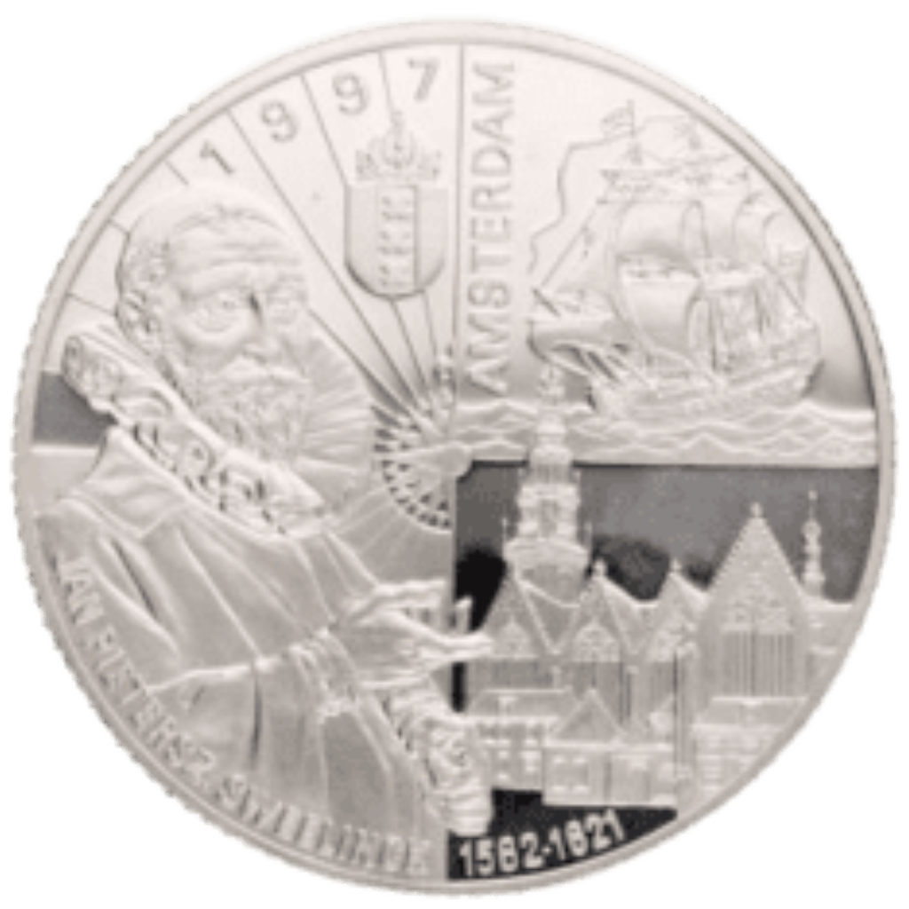 Zilveren 200 euro munt 5 troy ounce