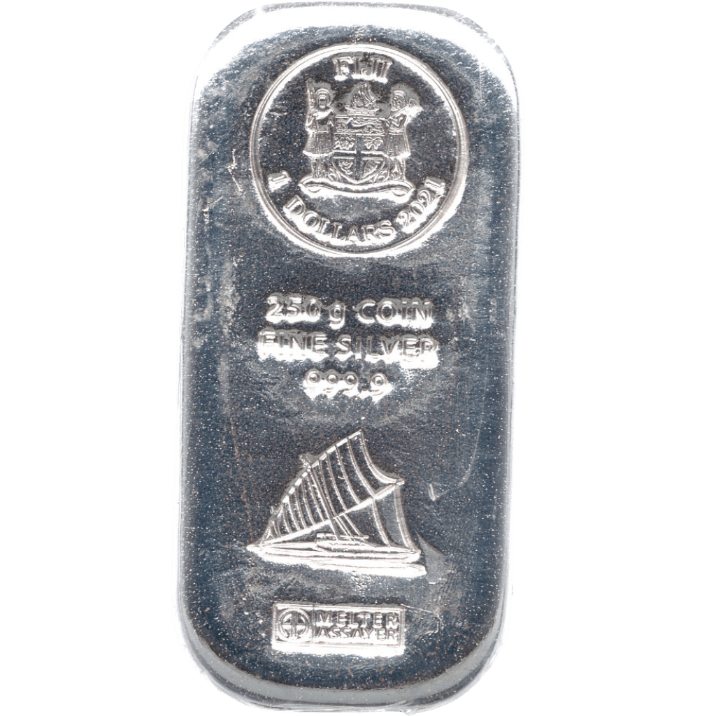 Zilveren muntbaar divers 250 gram