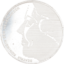 Zilveren Nederlandse 50 gulden munt 1