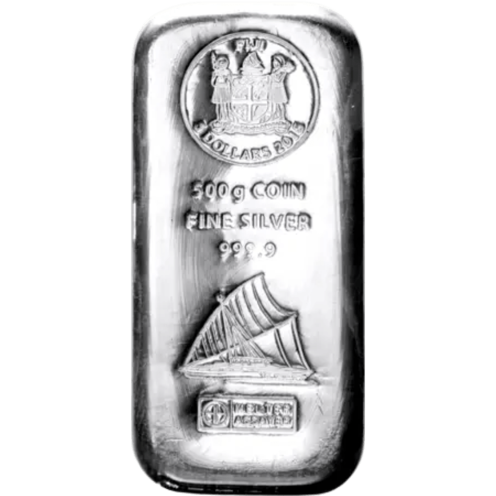 Zilveren muntbaar divers 500 gram