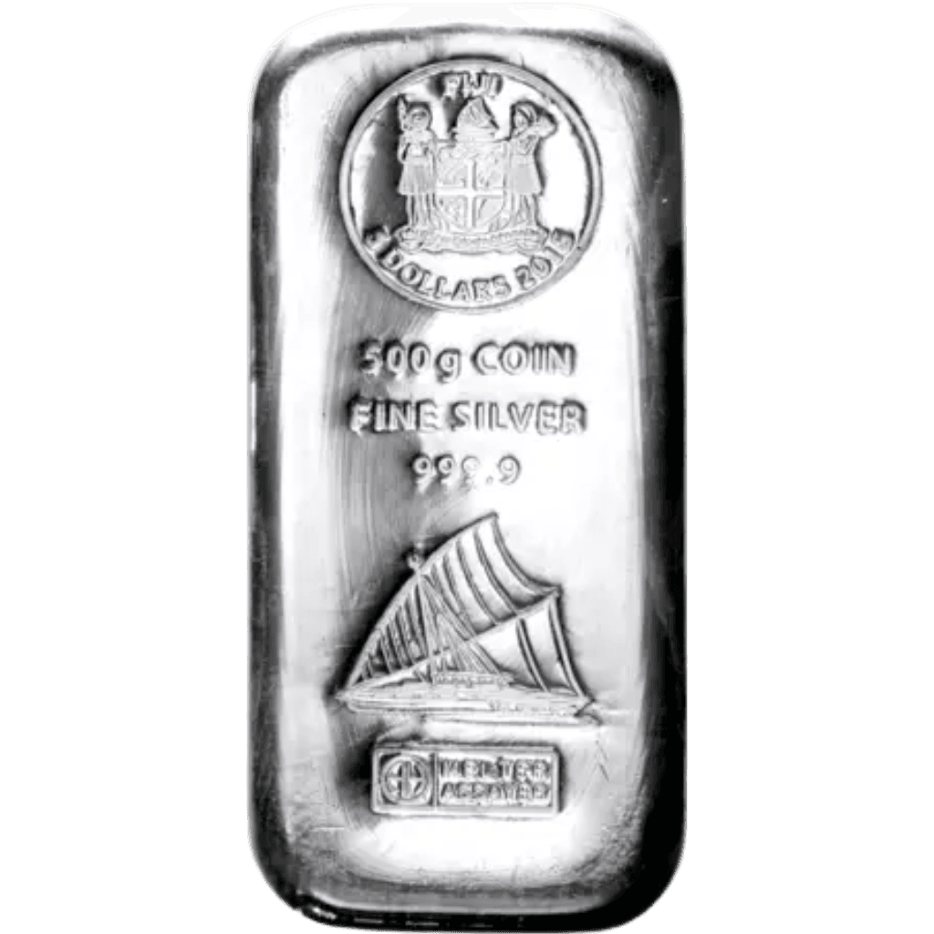 Zilveren muntbaar divers 500 gram