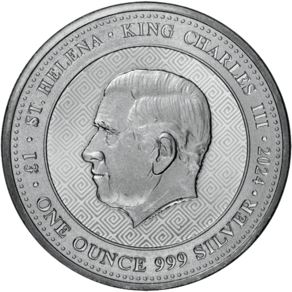 Zilveren St. Helena Athenian Owl munt 1 troy ounce