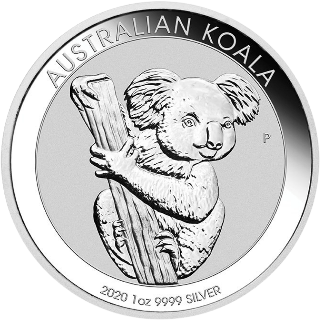 Zilveren Australian Koala munt 1 troy ounce