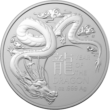 Zilveren Royal Australian Mint Lunar munt 1 troy ounce