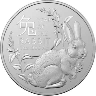 Zilveren Royal Australian Mint Lunar munt 1 troy ounce