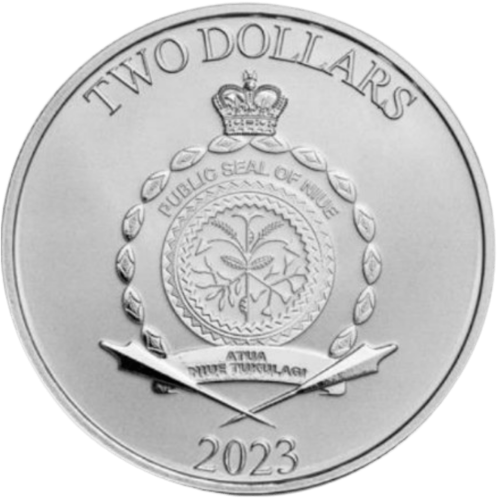 Zilveren Star Wars Baby Yoda munt 1 troy ounce