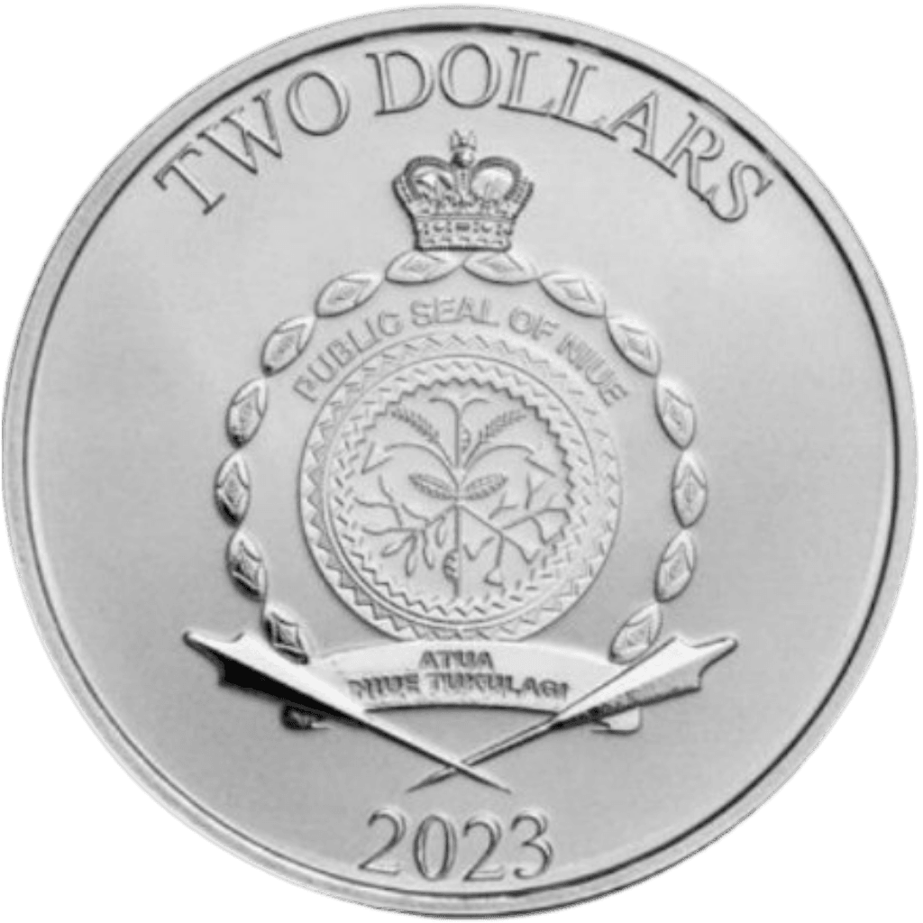 Zilveren Star Wars Baby Yoda munt 1 troy ounce