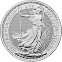 Zilveren Britannia munt 1 troy ounce CU 1