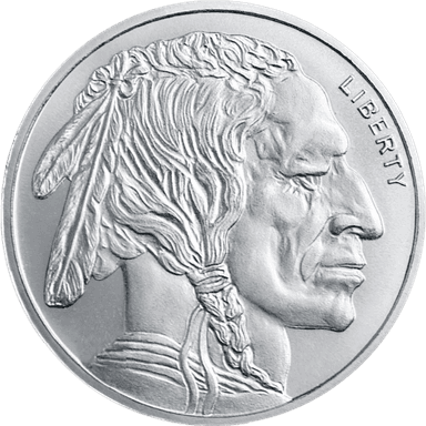 Zilveren Buffalo munt 1/10 troy ounce